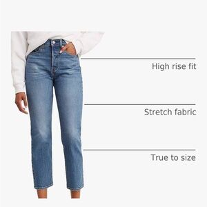 Levi's women’s Straight Blue Jeans